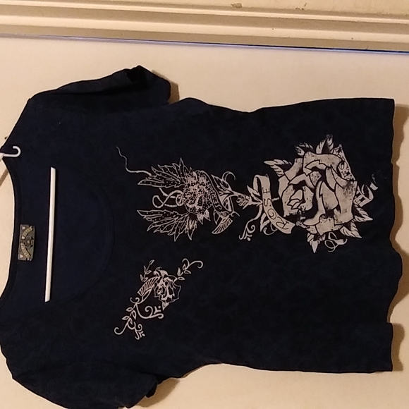 Navy blue short sleeve t-shirt - Picture 1 of 4